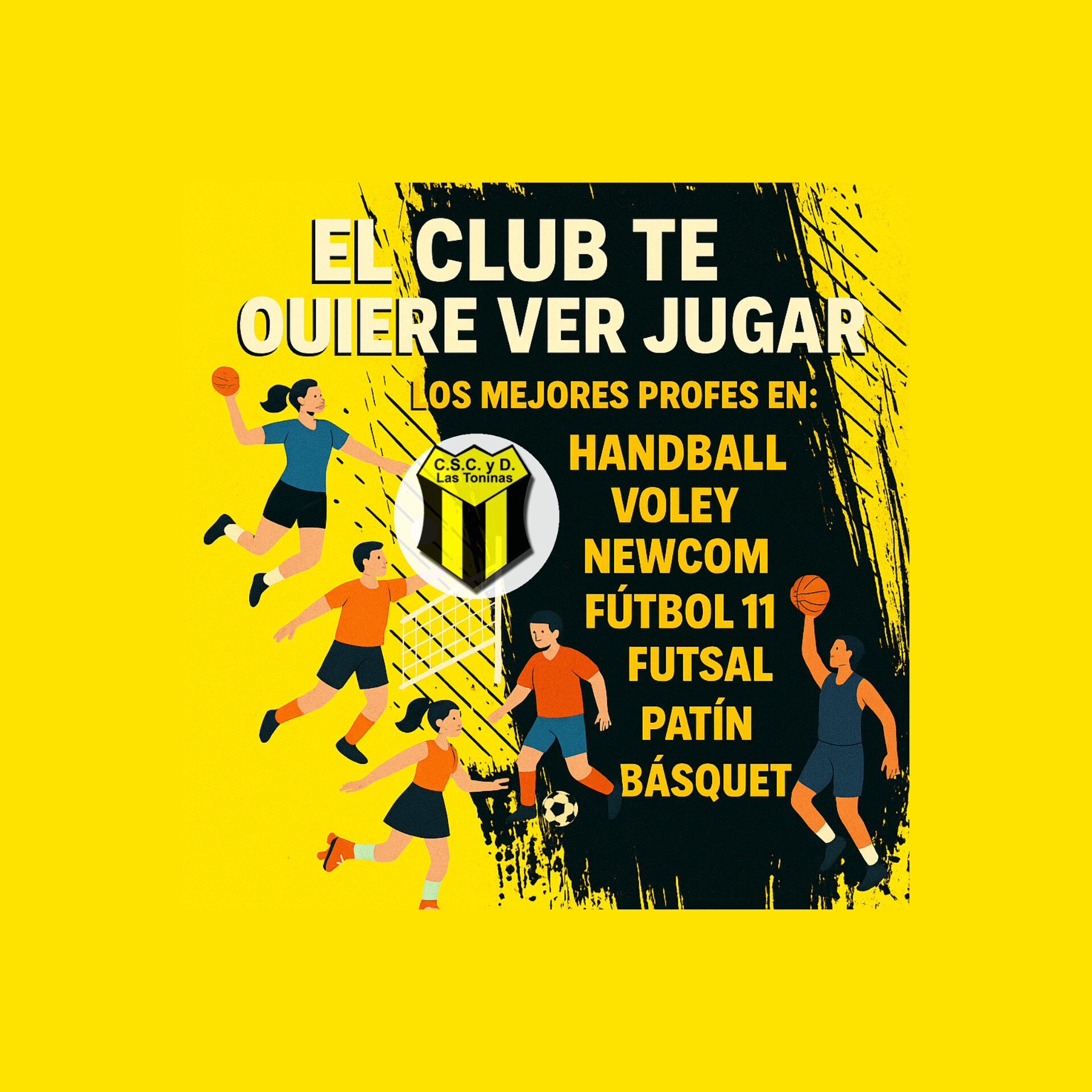 COMUNICATE AL WHATSAPP DEL CLUB