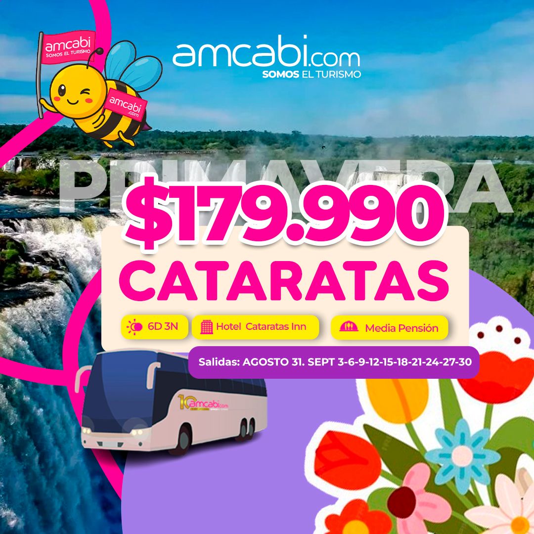 Paquete cataratas/2 días -3 noches