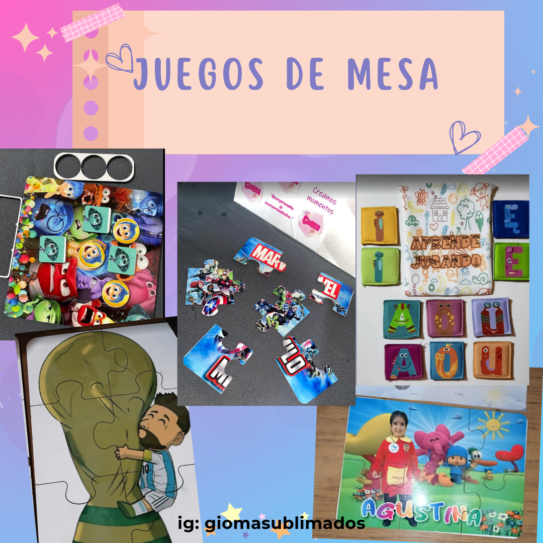 Juego de Mesa Personalizado