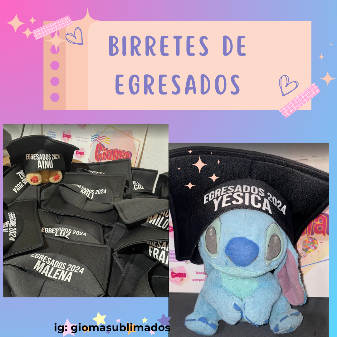 Birretes de Egresados Personalizados