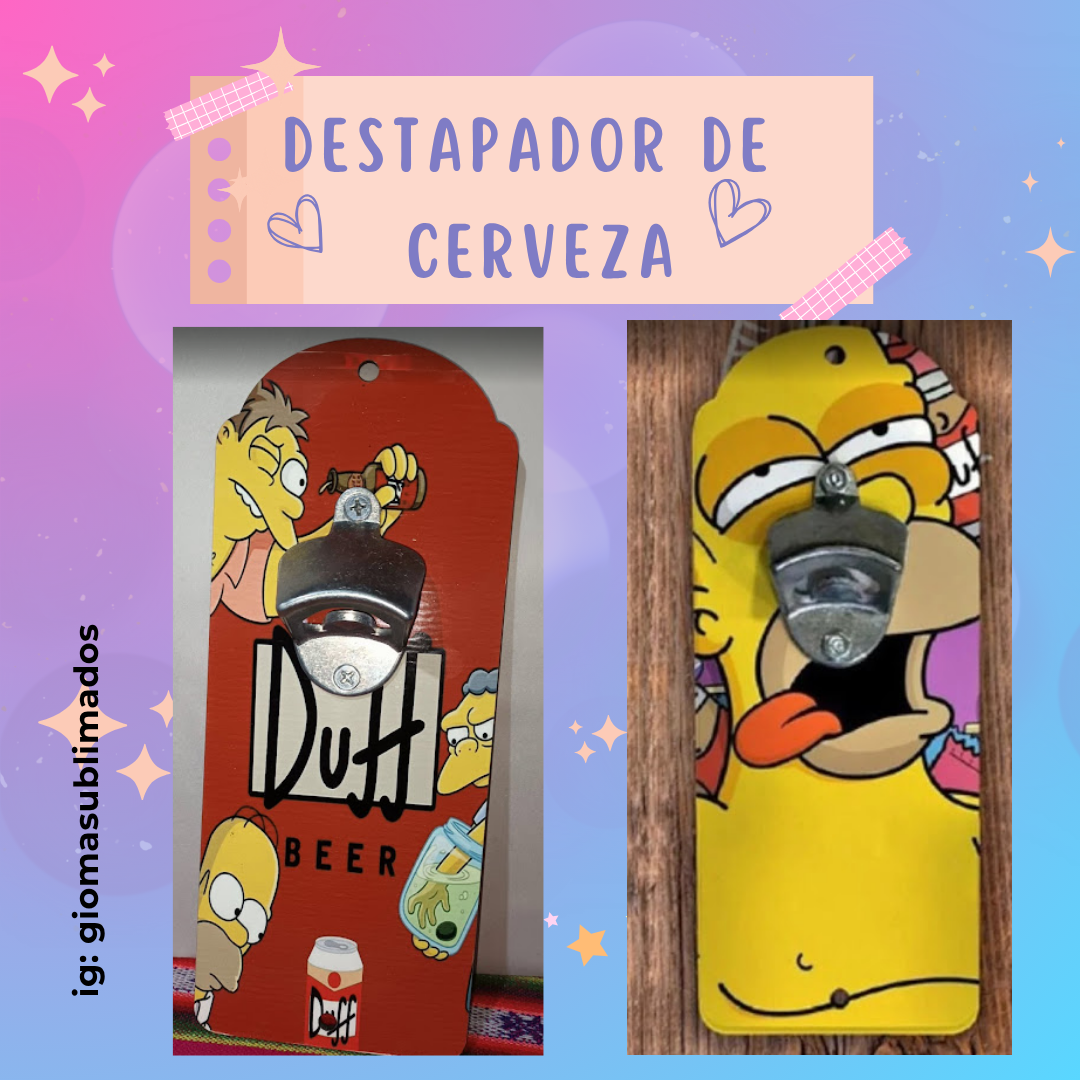 Destapador de Cerveza Personalizado Sublimado