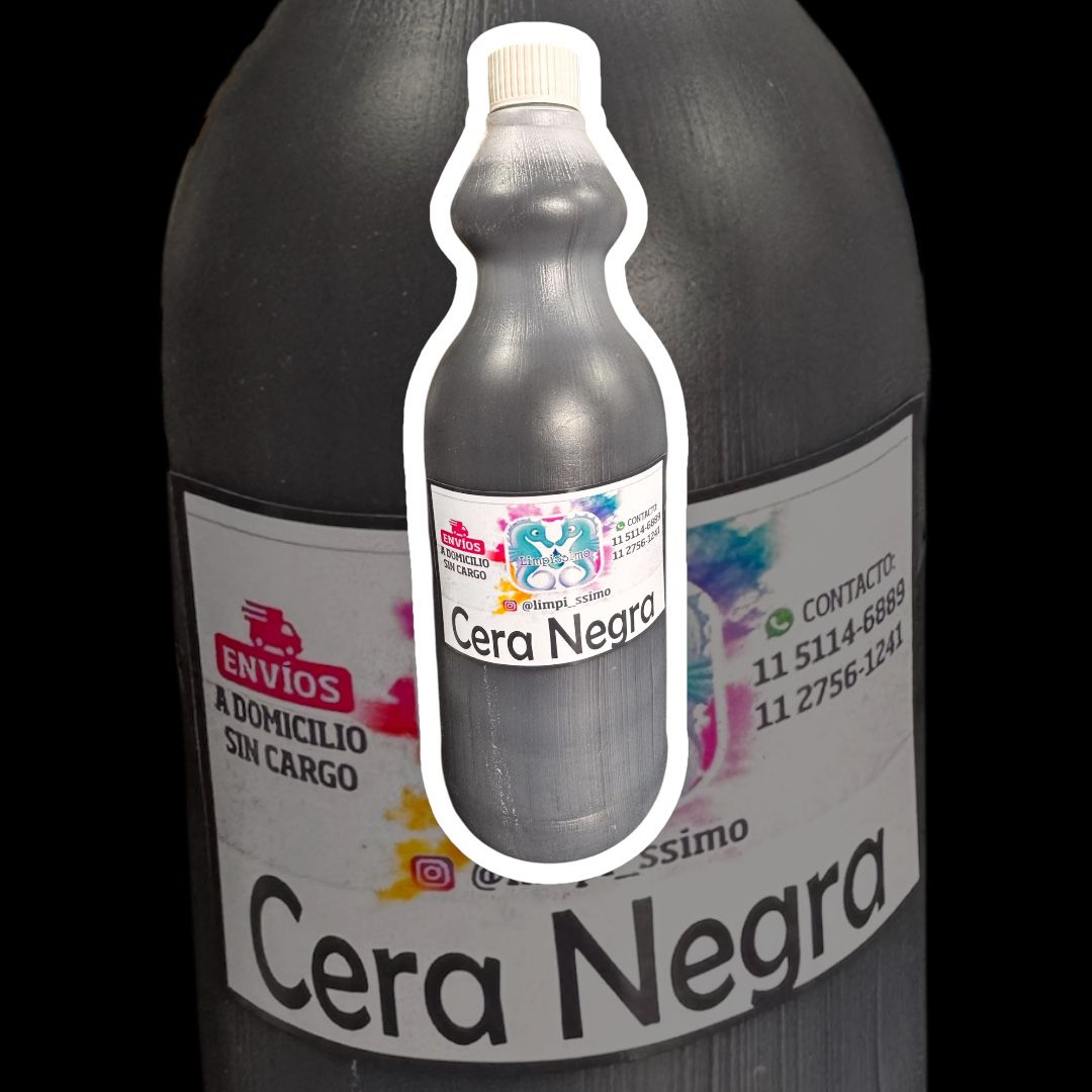Cera para pisos Negra