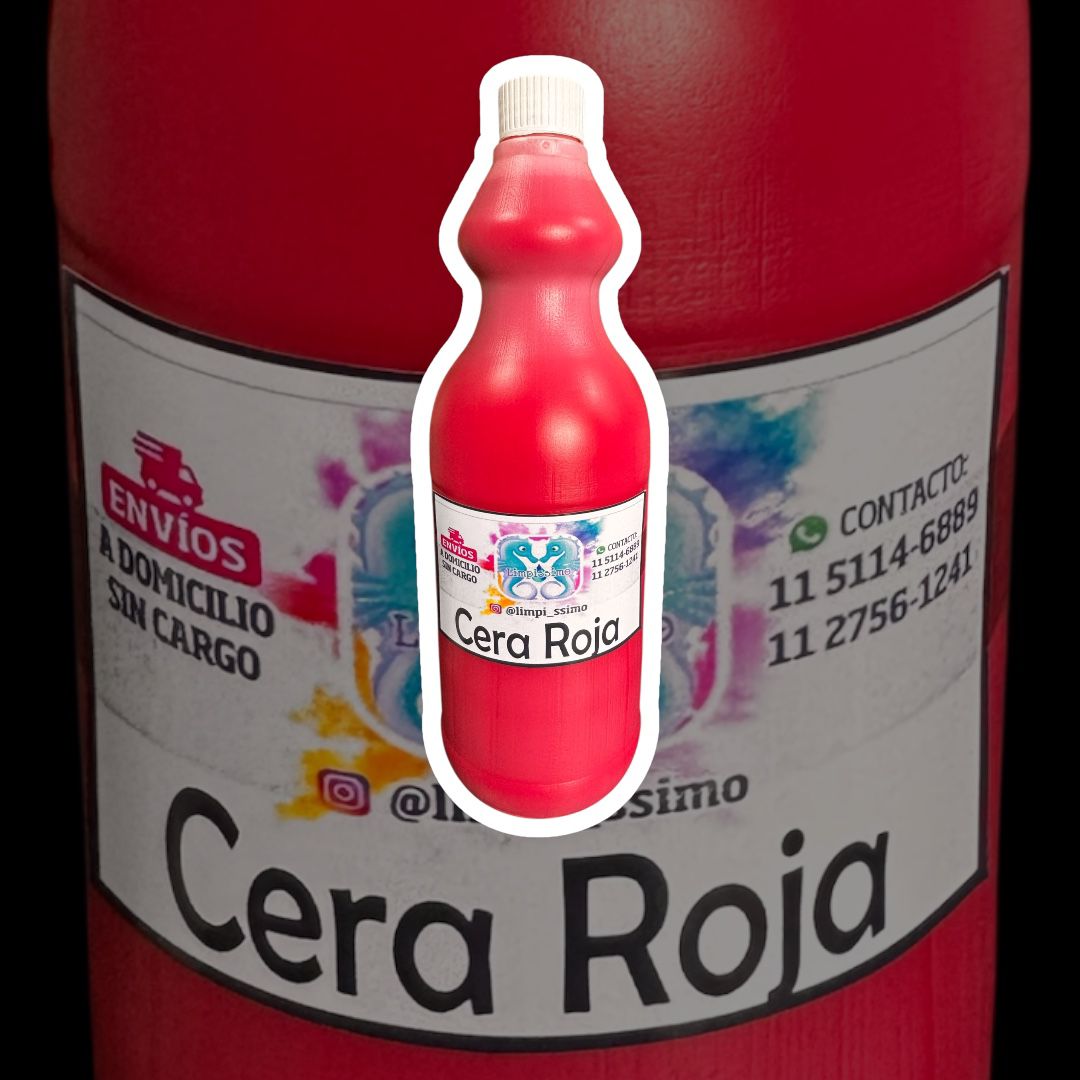 Cera Liquida para pisos roja