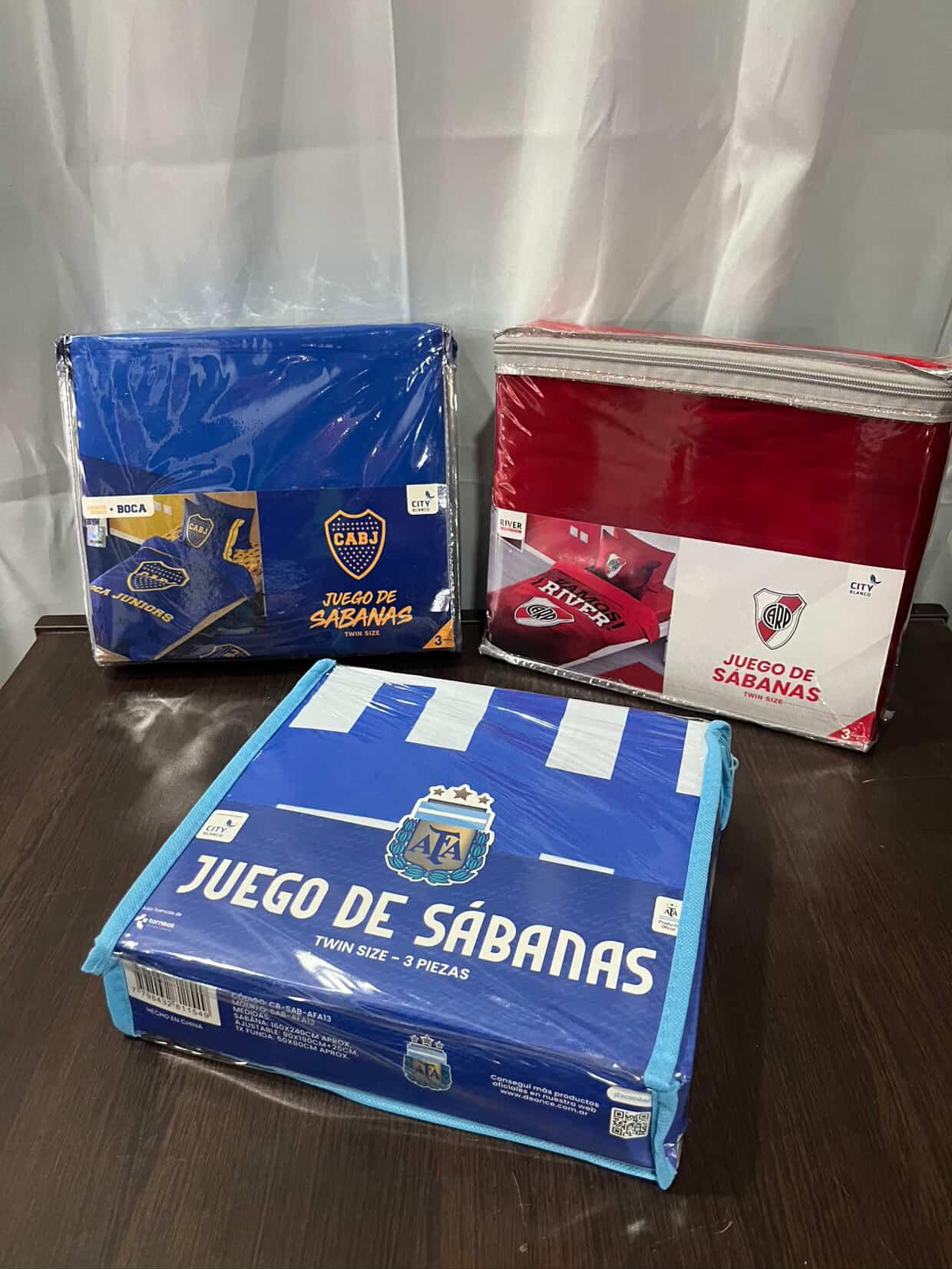 Sábanas de club y la selección
