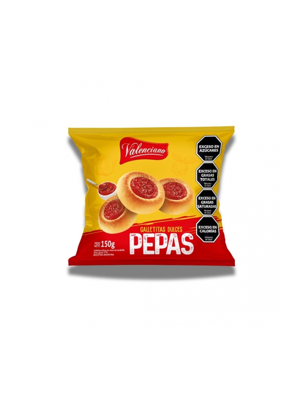 Galletas pepas valenciano x 150hr
