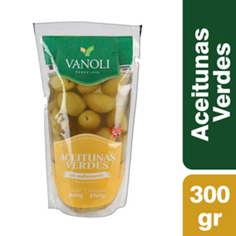 Aceitunas verdes vanoli x 300gr