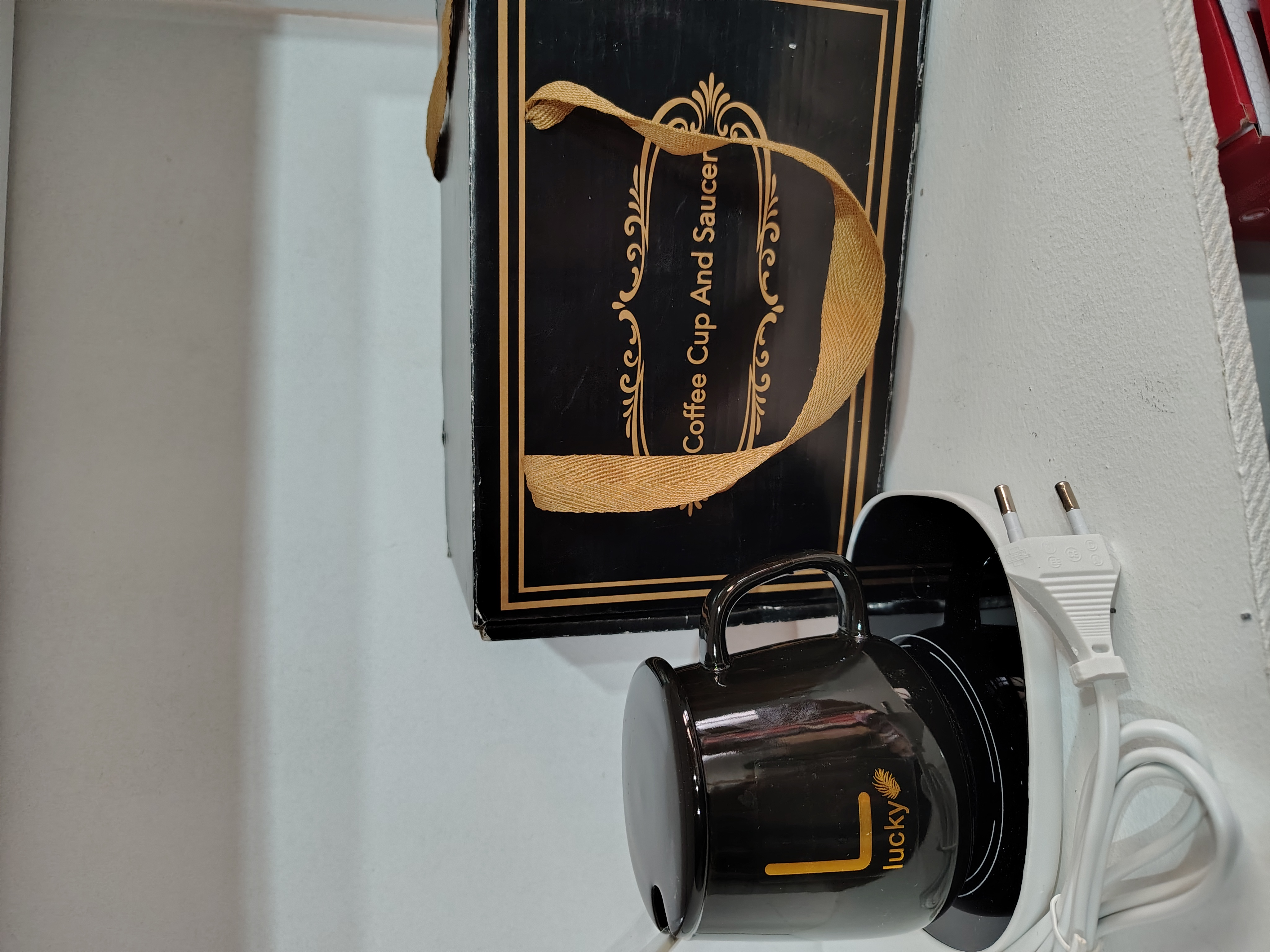Taza con calentador