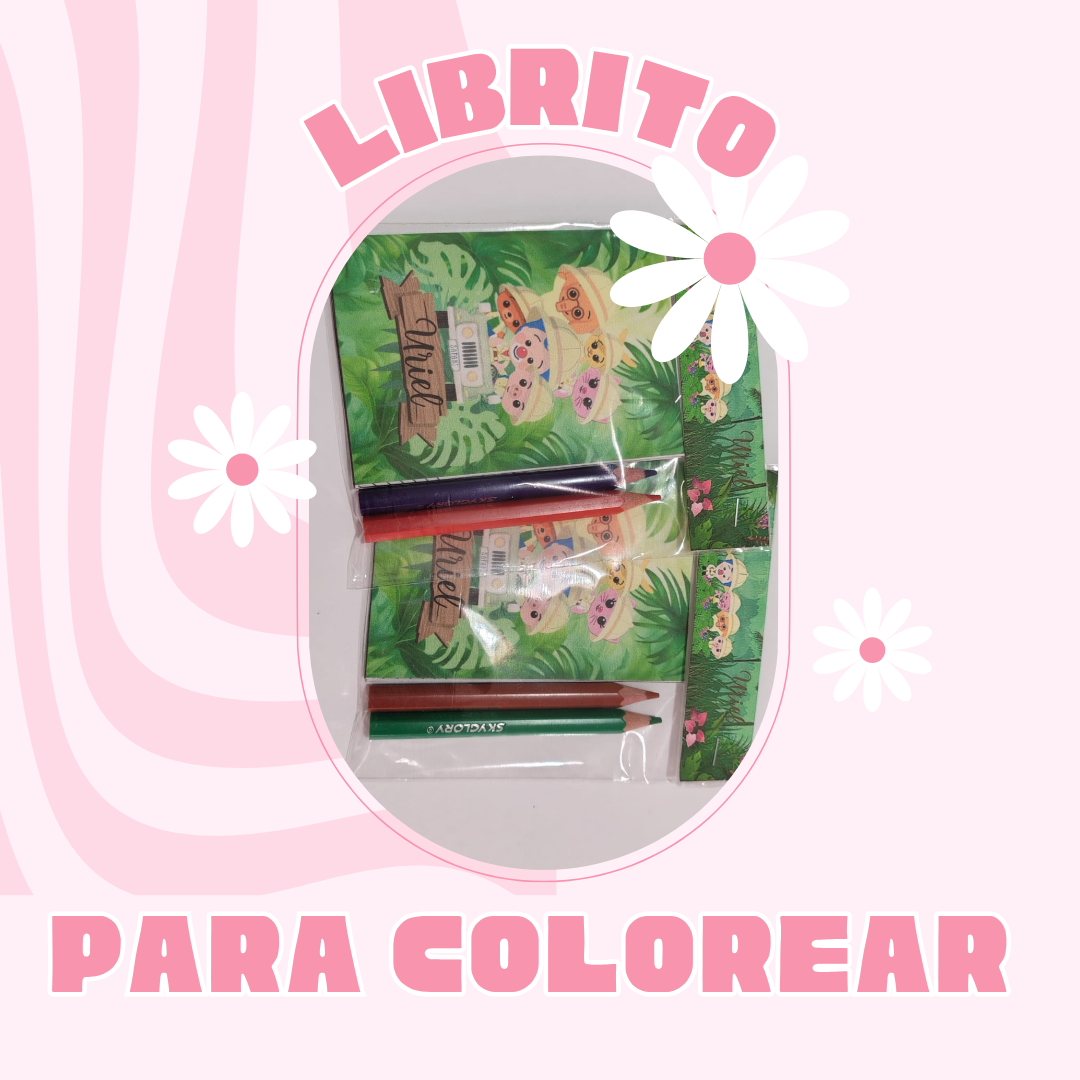 Mini Librito par colorear 🖍️
