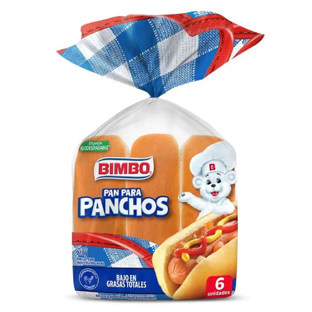 Pan pancho bimbo x 6u