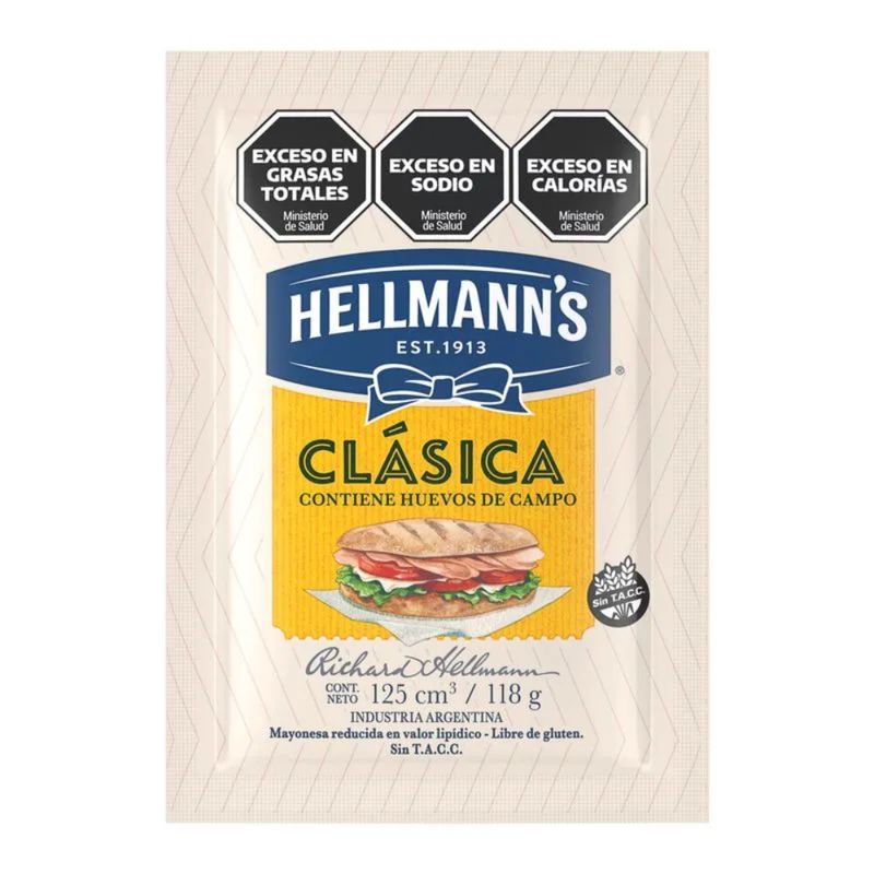 Mayonesa hellmans x 118gr
