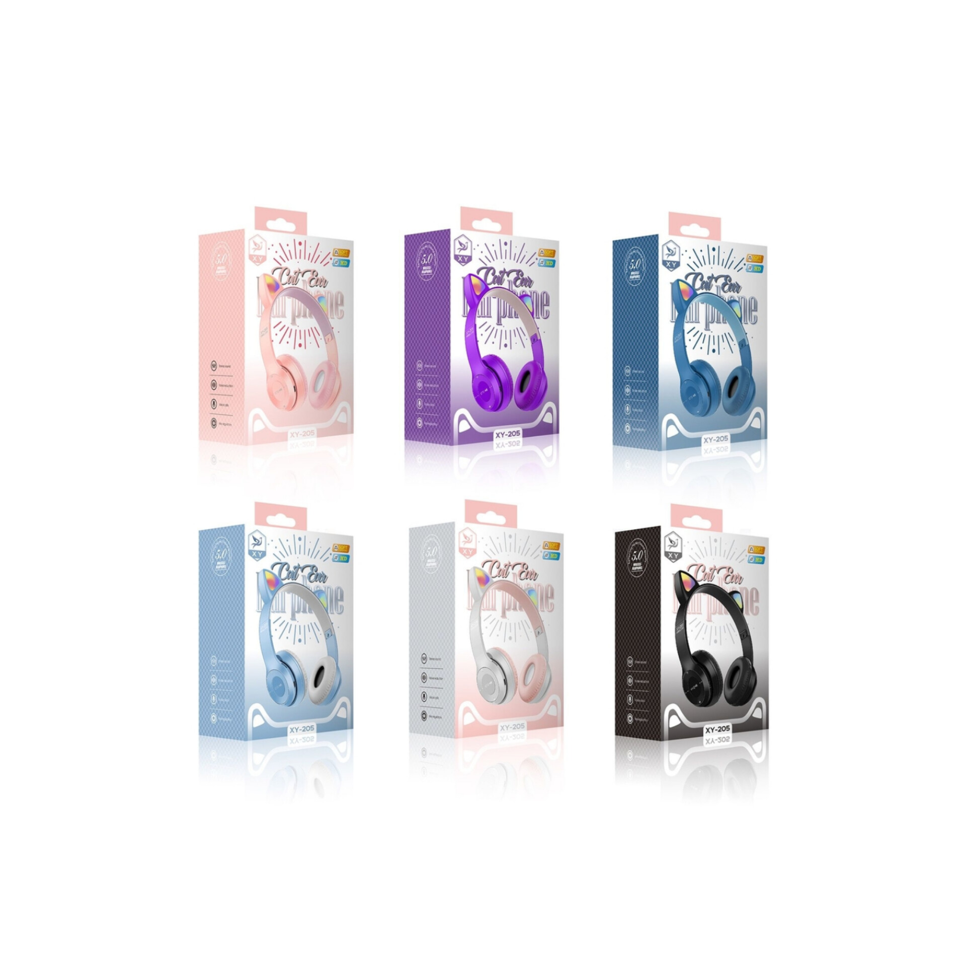 AURICULAR VINCHA BT GATITO C/ LUZ