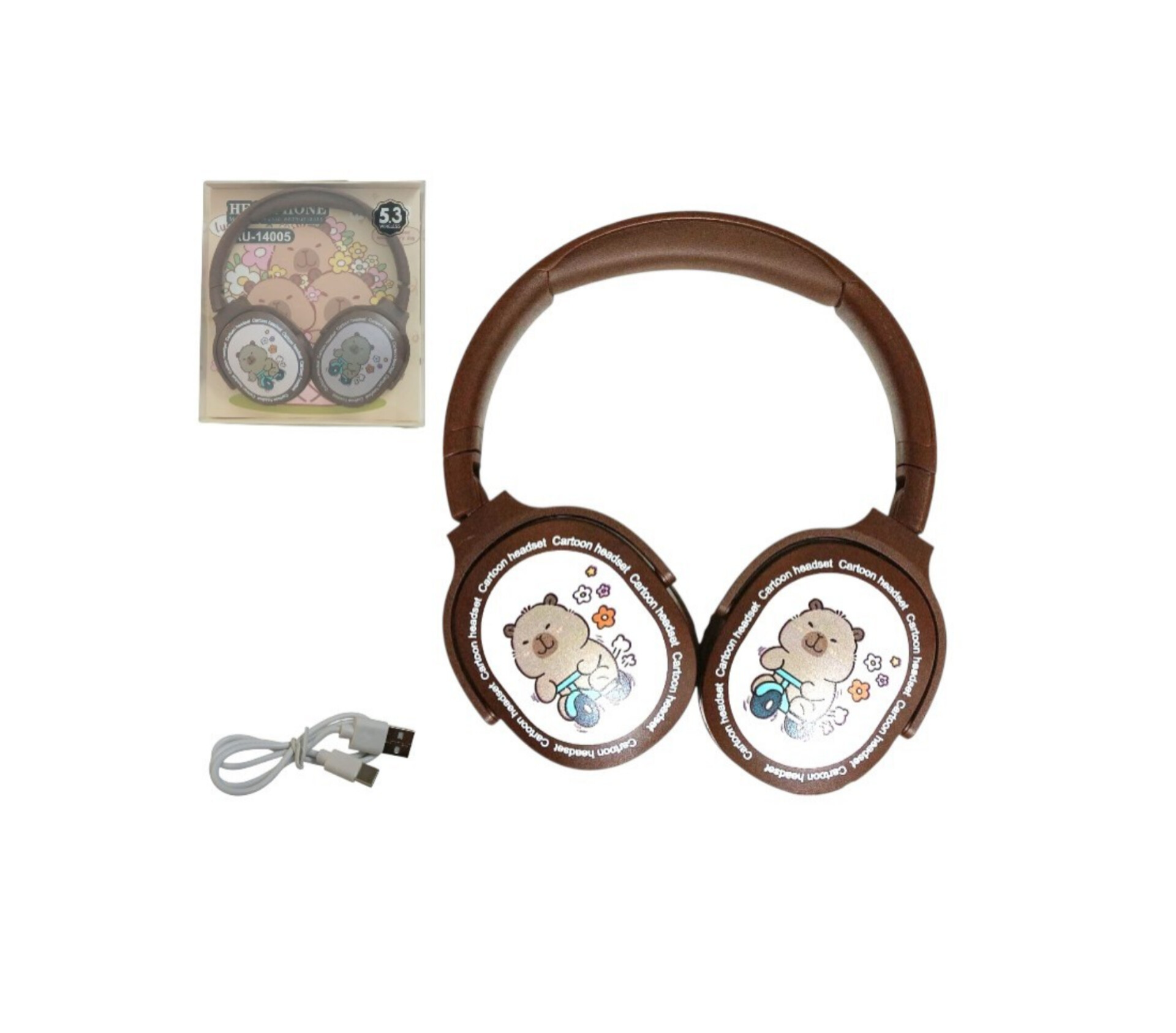 AURICULAR VINCHA CAPIBARA BLISTER BT/ MP3