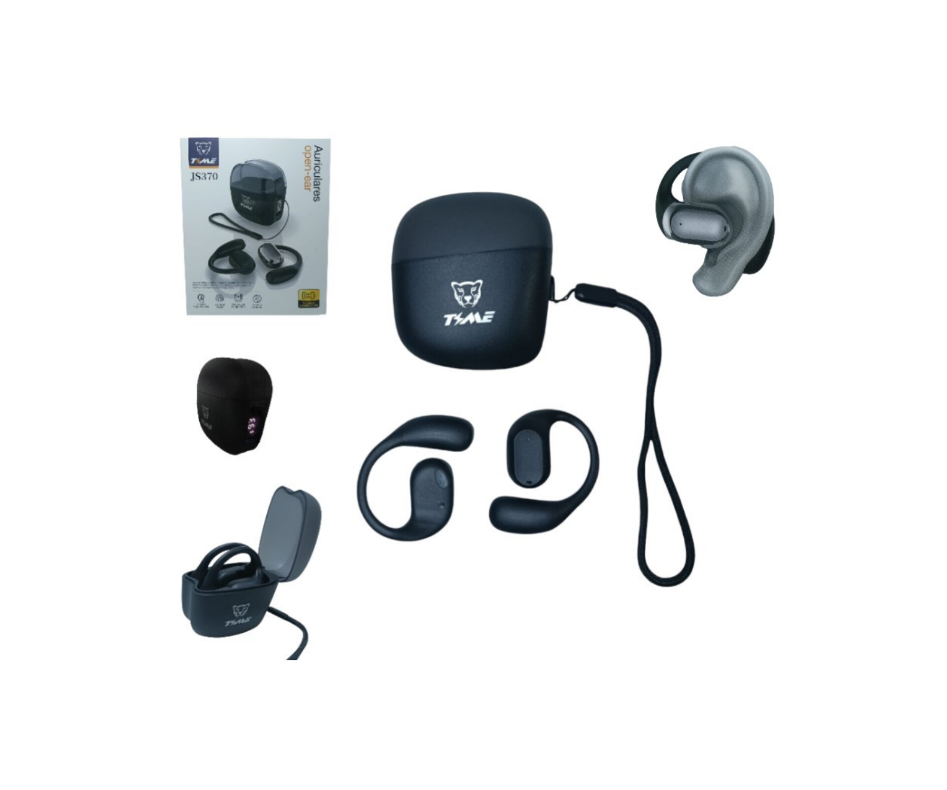 AURICULAR BLUETOOTH TIME NEGROS