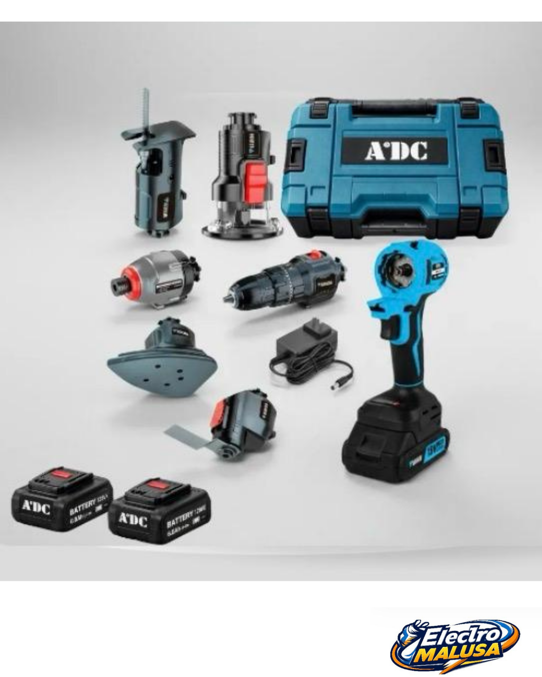 KIT TALADRO INALAMBRICO 6 EN 1