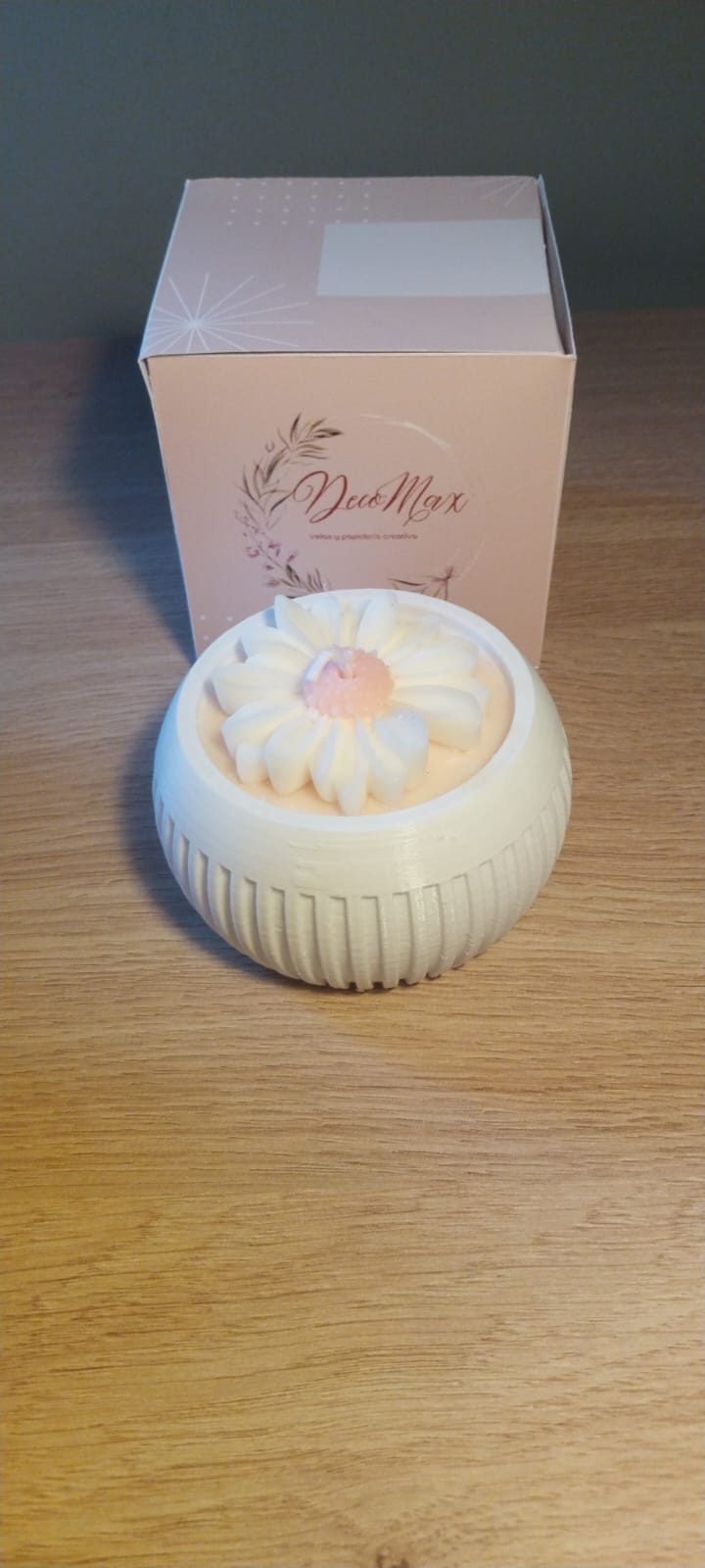 Portavela con margarita