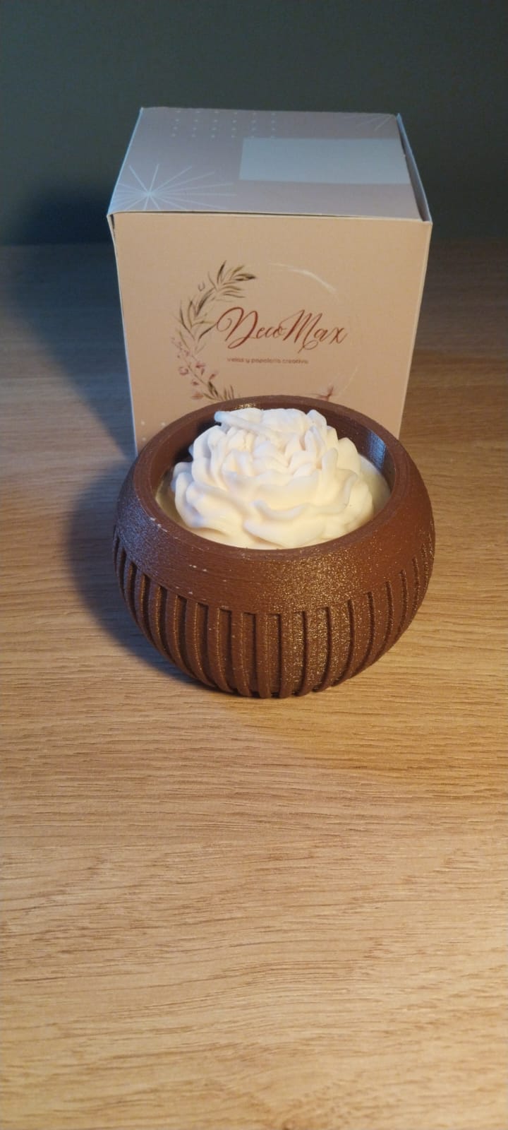 Portavela con PEONIA