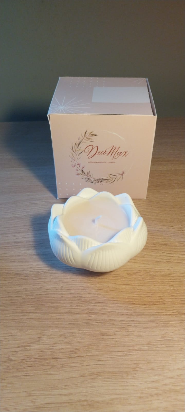 Portavela flor de loto