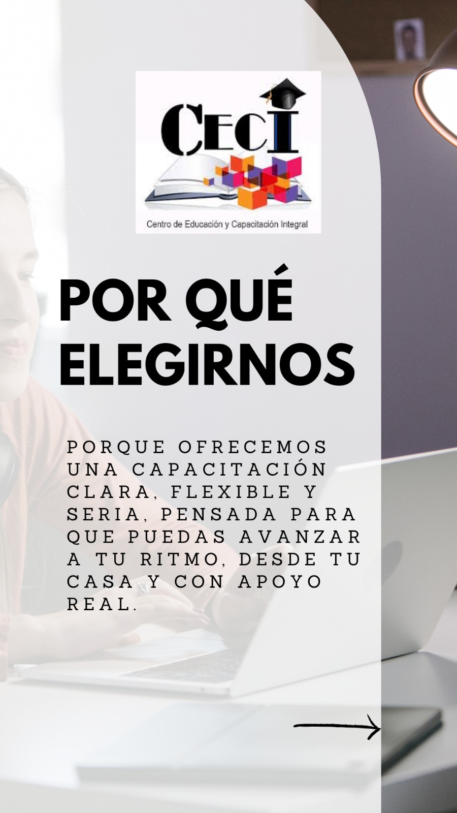 Nuestro principal objetivo es que nuestros estudiantes crezcan personal y profesionalmente.