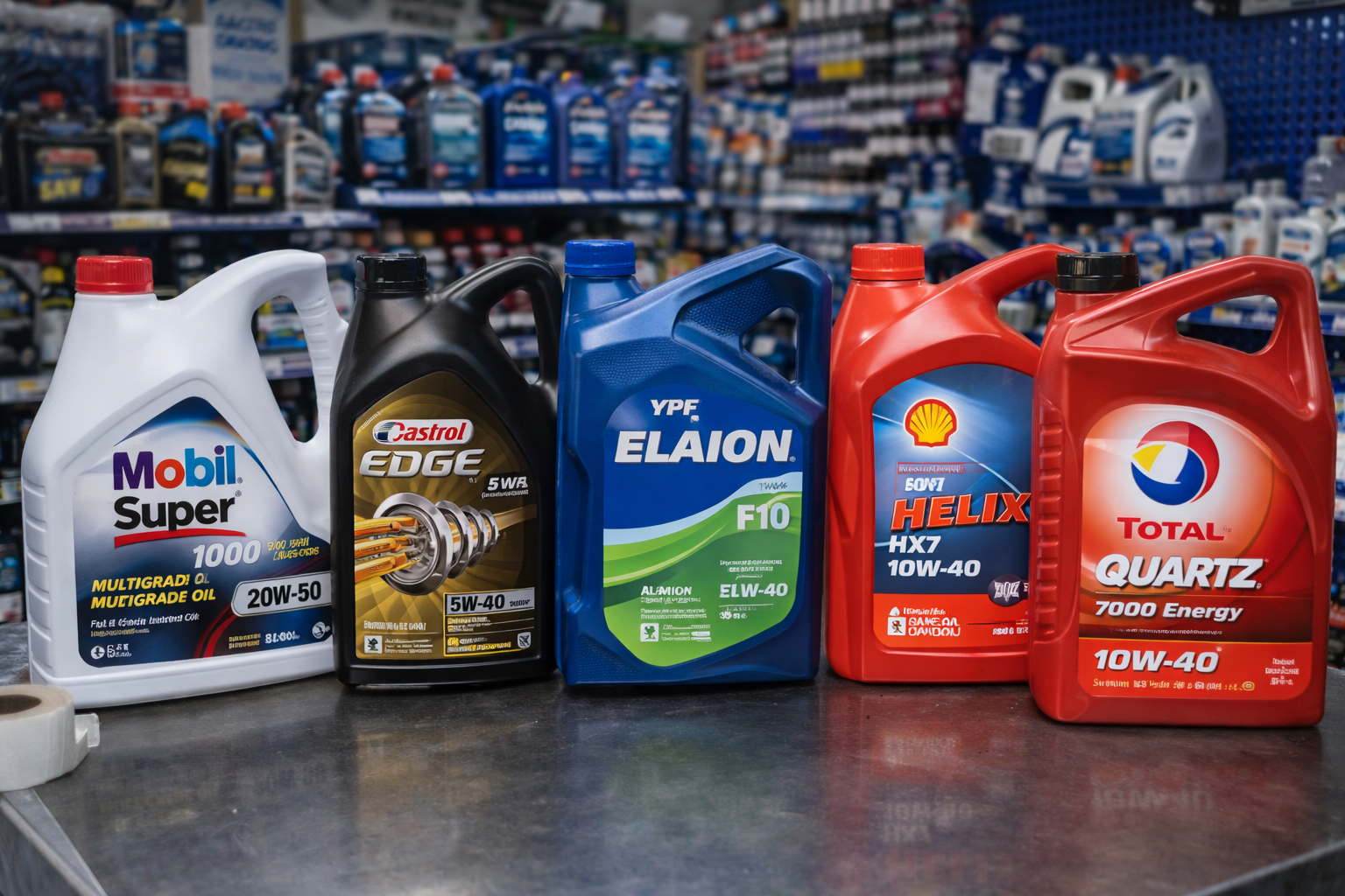 Venta de lubricantes automotrices en Salta