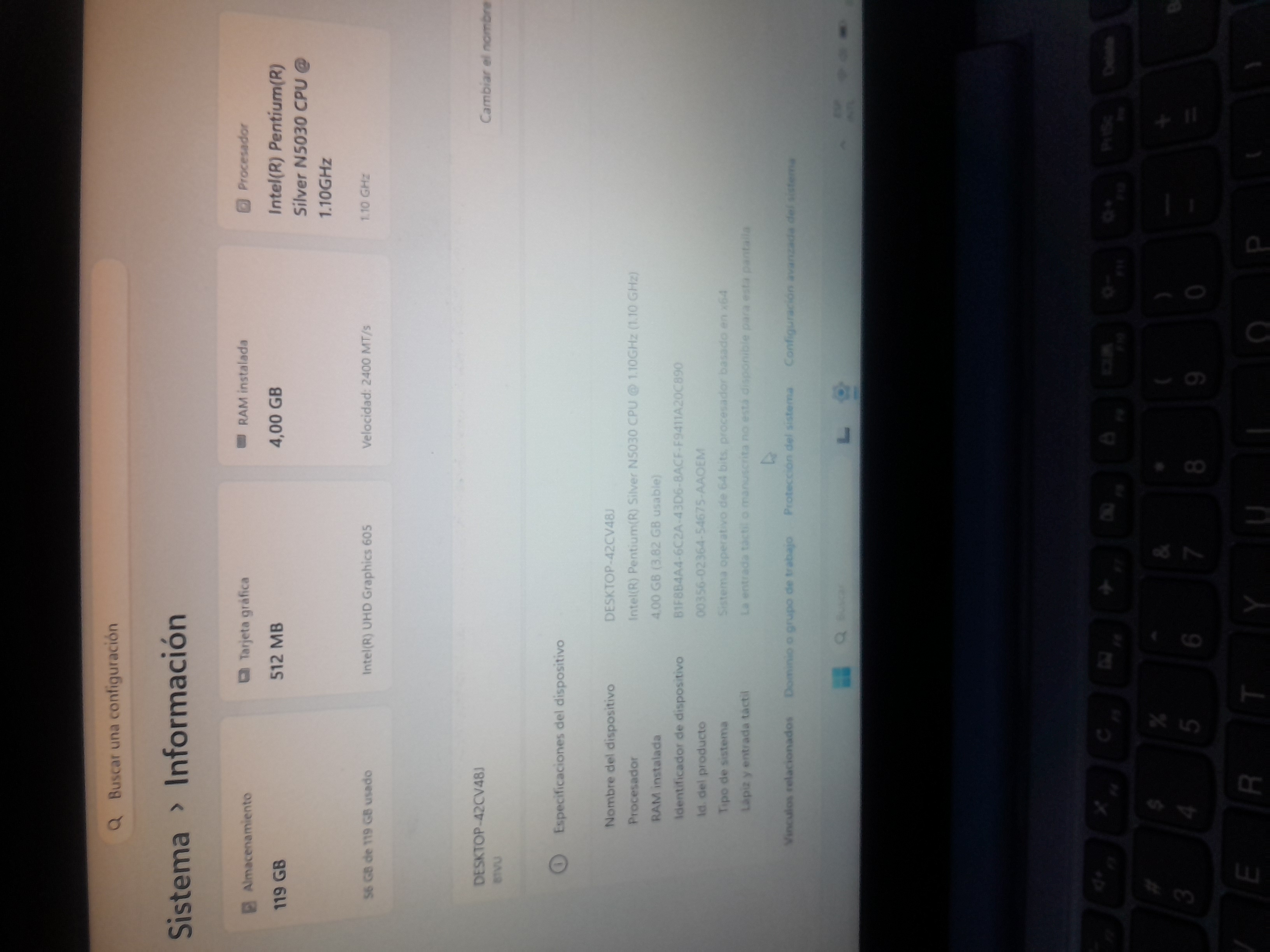 Notebook lenovo n5030