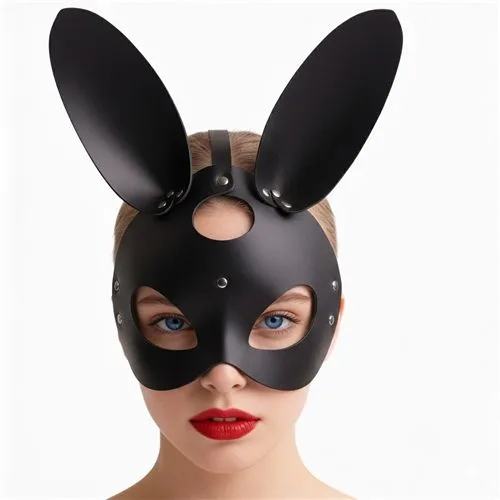 Mask Face Bunny Negro/C9025