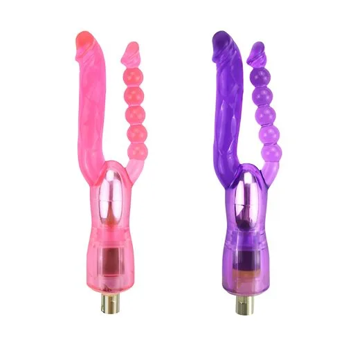 Double Dildo Accessori For Sex Machine / Drillme Compatible