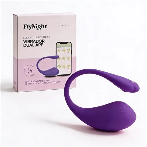 Vibrador Dual App Violeta/C9001