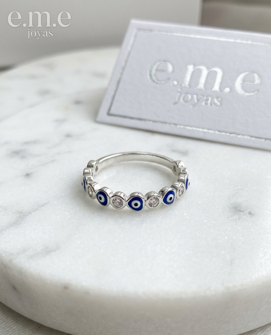 Anillo ojitos turcos