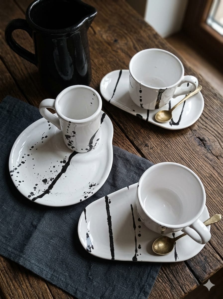 Taza con plato
