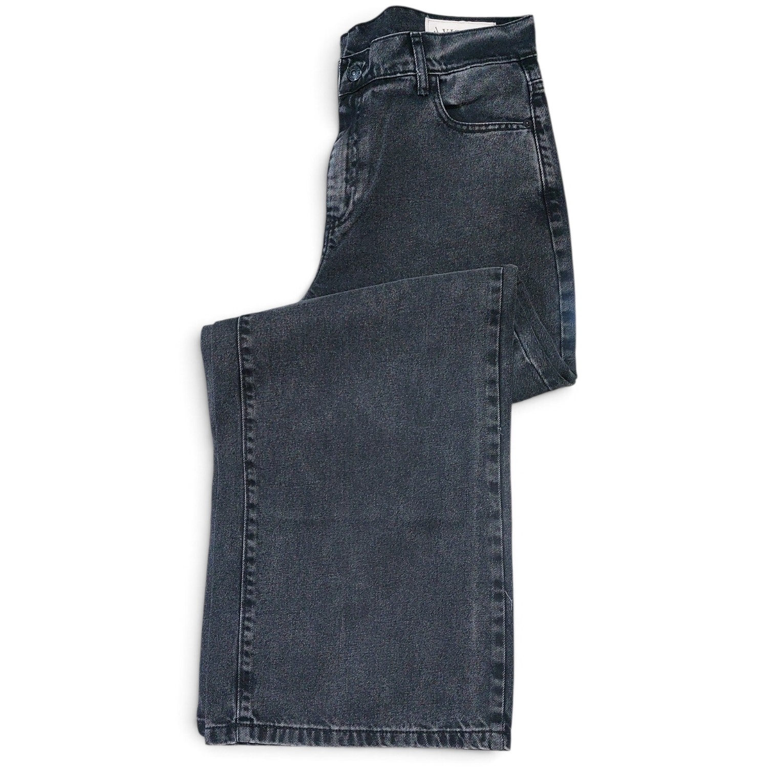 Wide Leg Negro Rigido