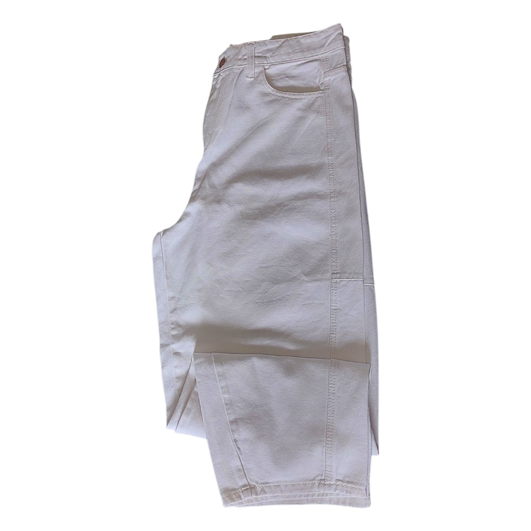 Balloon gabardina blanca rígida