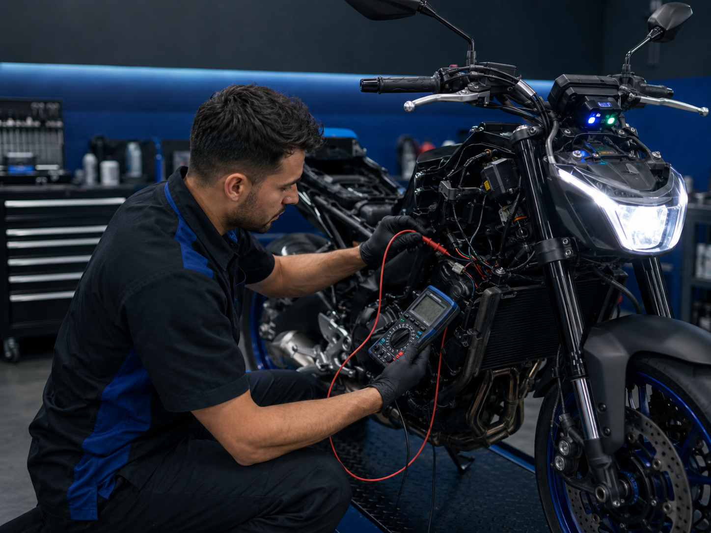 Electricidad e iluminación para motos