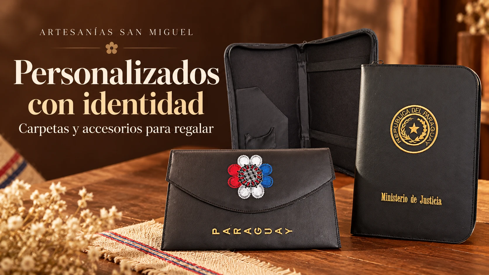 Carpetas y accesorios personalizados