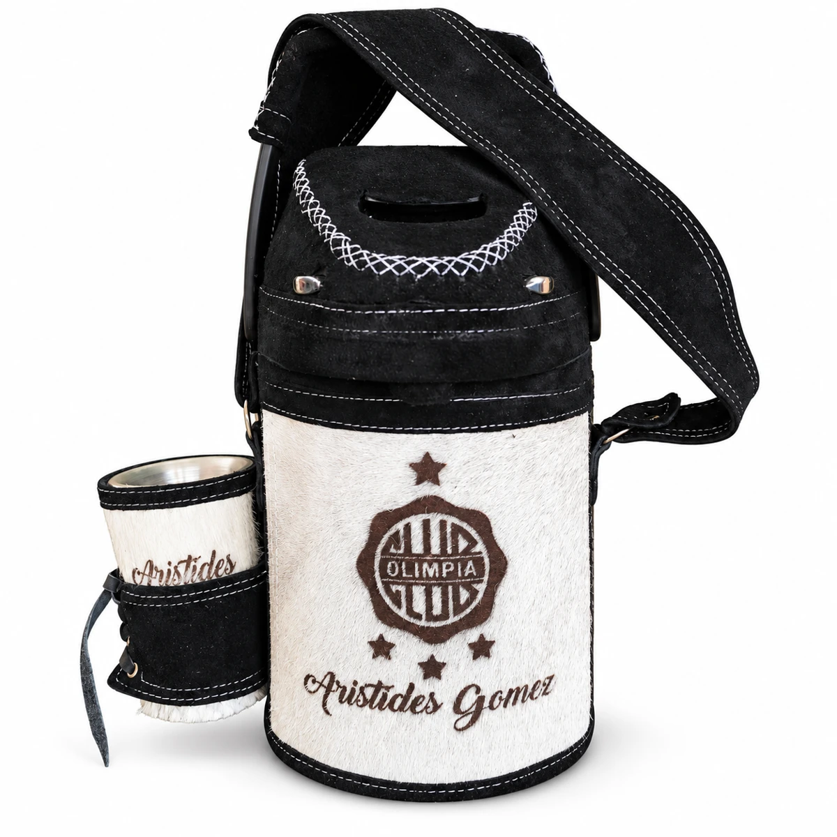 Termo personalizado blanco y negro