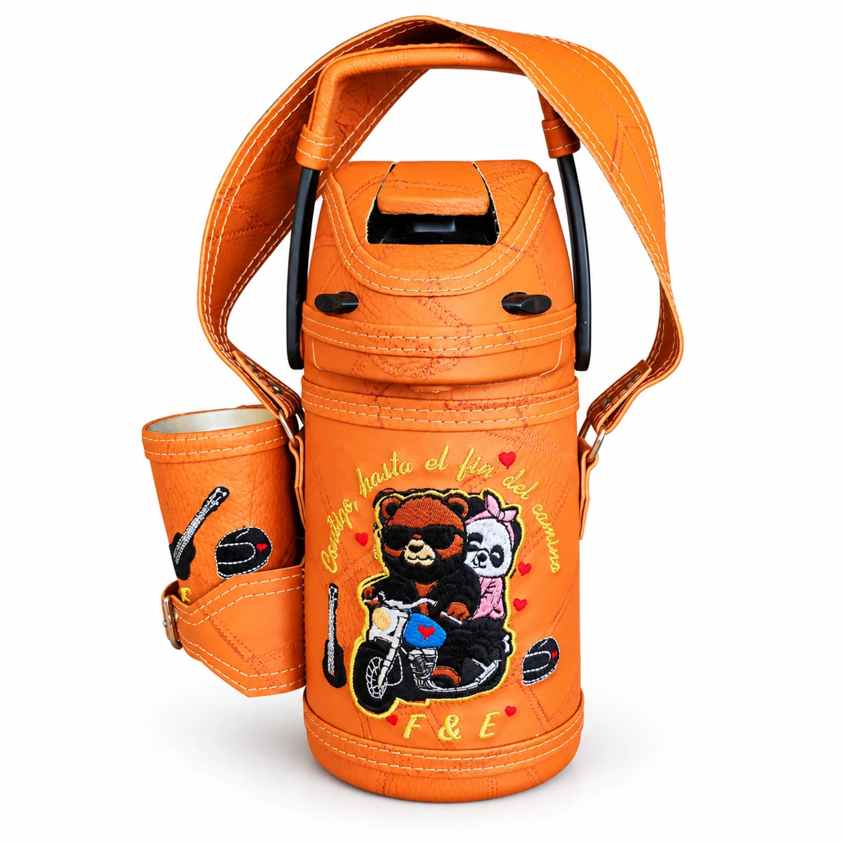 Termo naranja personalizado