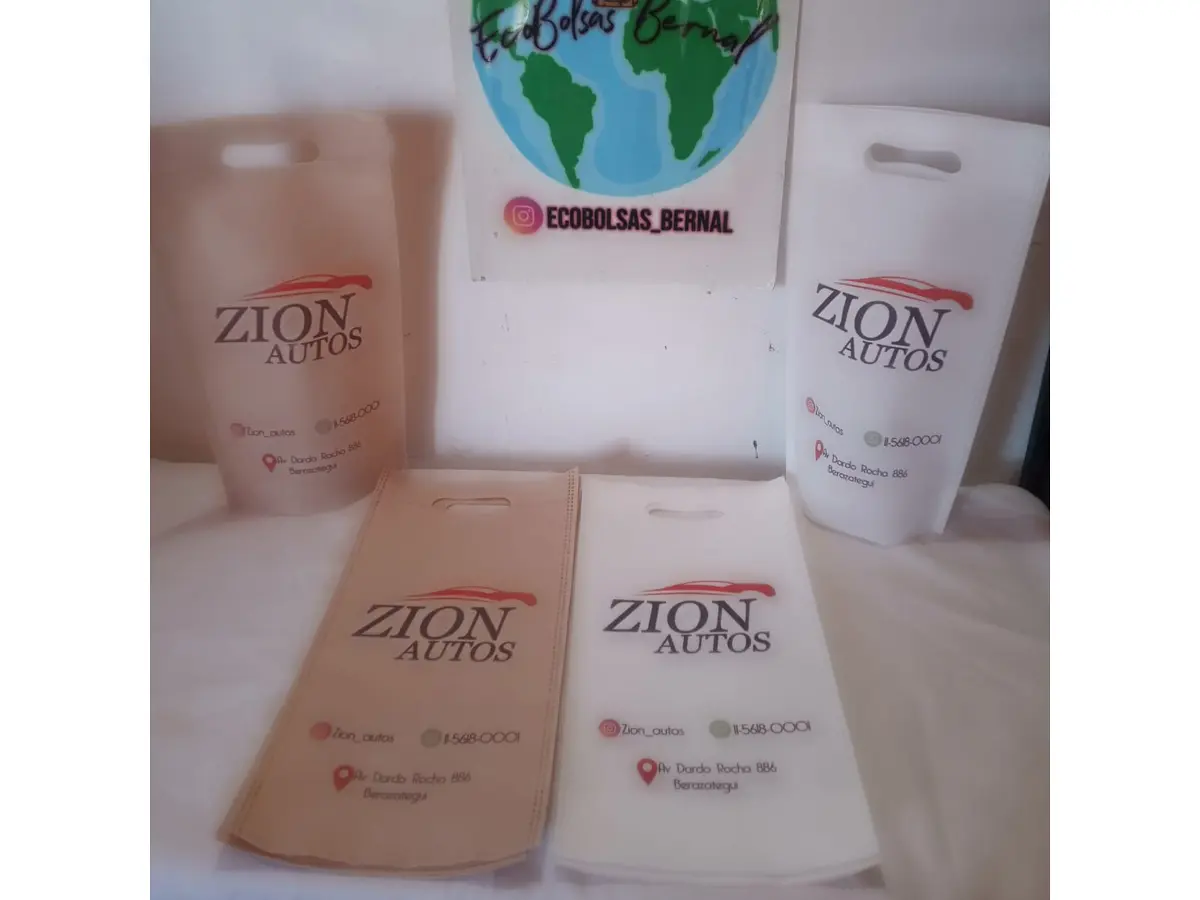 Bolsas reales para botellas de 20 × 40 × 10 cm