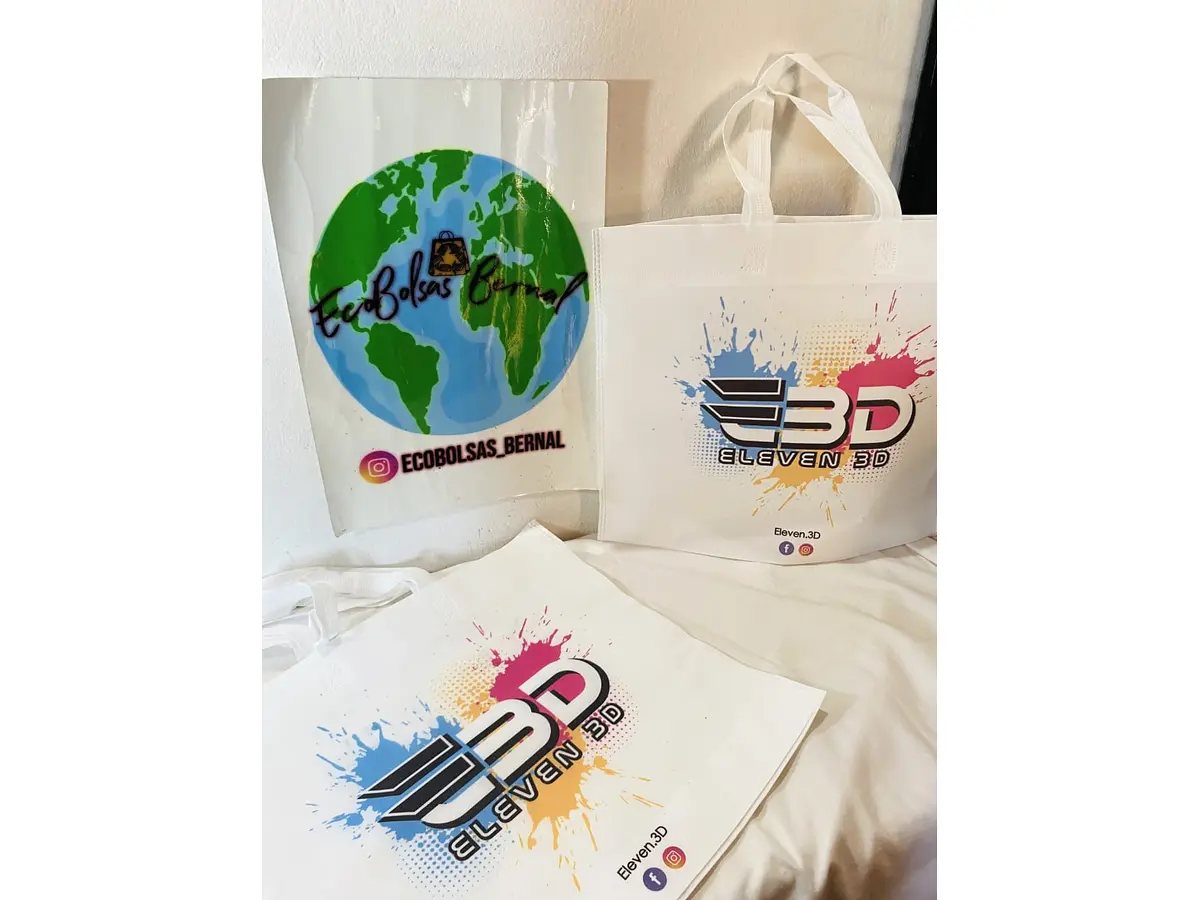 Ejemplos reales de bolsas personalizadas full color